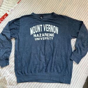 Mv-sport Men's Grey and Blue Sweatshirt
